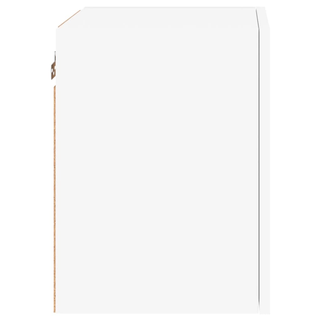 Έπιπλο Τοίχου Τηλεόρασης Λευκό 40,5x30x40 εκ. από Επεξ. Ξύλο - Pakobazaar