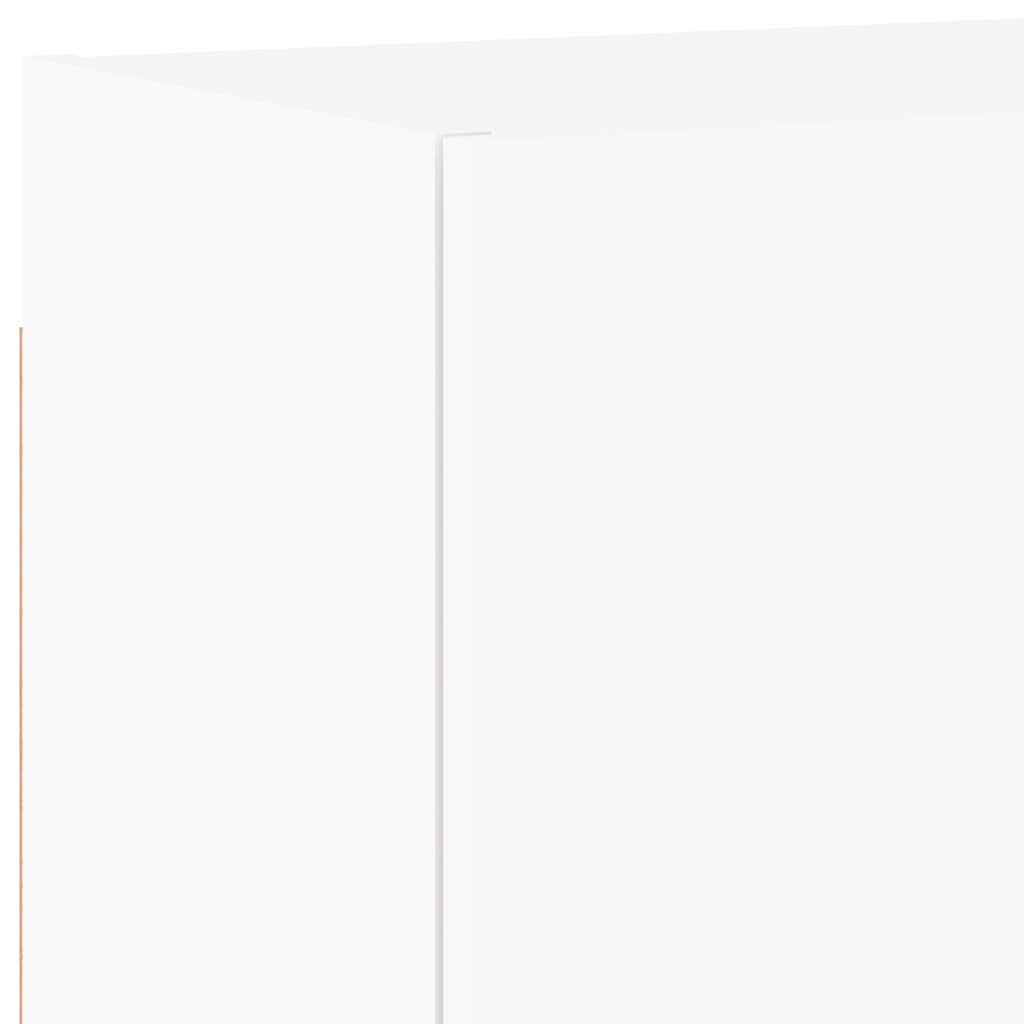 Έπιπλο Τοίχου Τηλεόρασης Λευκό 40,5x30x40 εκ. από Επεξ. Ξύλο - Pakobazaar