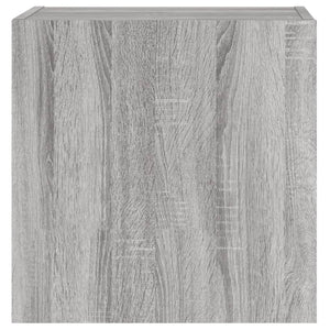 Έπιπλο Τοίχου Τηλεόρασης Γκρι Sonoma 40,5x30x40 εκ. Επεξ. Ξύλο