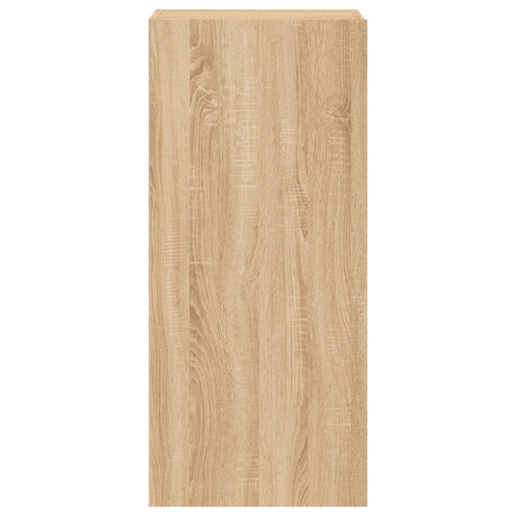 Έπιπλο Τοίχου Τηλεόρασης Sonoma Δρυς 40,5x30x90 εκ. Επεξ. Ξύλο - Pakobazaar