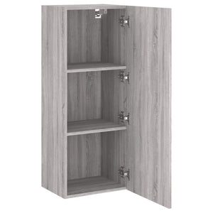 Έπιπλο Τοίχου Τηλεόρασης Γκρι Sonoma 40,5x30x102 εκ. Επεξ. Ξύλο - Pakobazaar