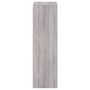 Έπιπλο Τοίχου Τηλεόρασης Γκρι Sonoma 40,5x30x102 εκ. Επεξ. Ξύλο - Pakobazaar