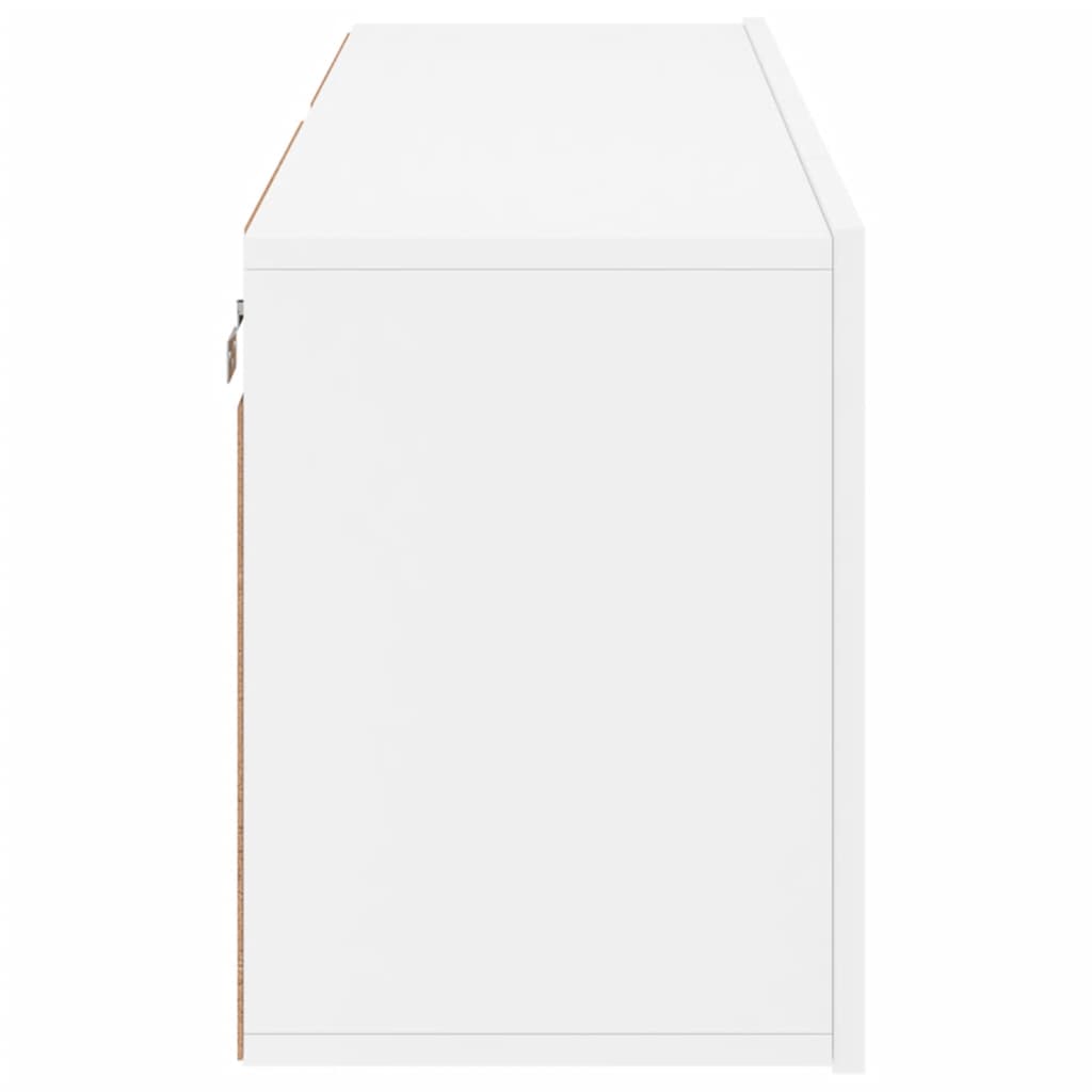 Έπιπλα Τοίχου Τηλεόρασης 2 Τεμ. Λευκά 60 x 30 x 41 εκ. - Pakobazaar