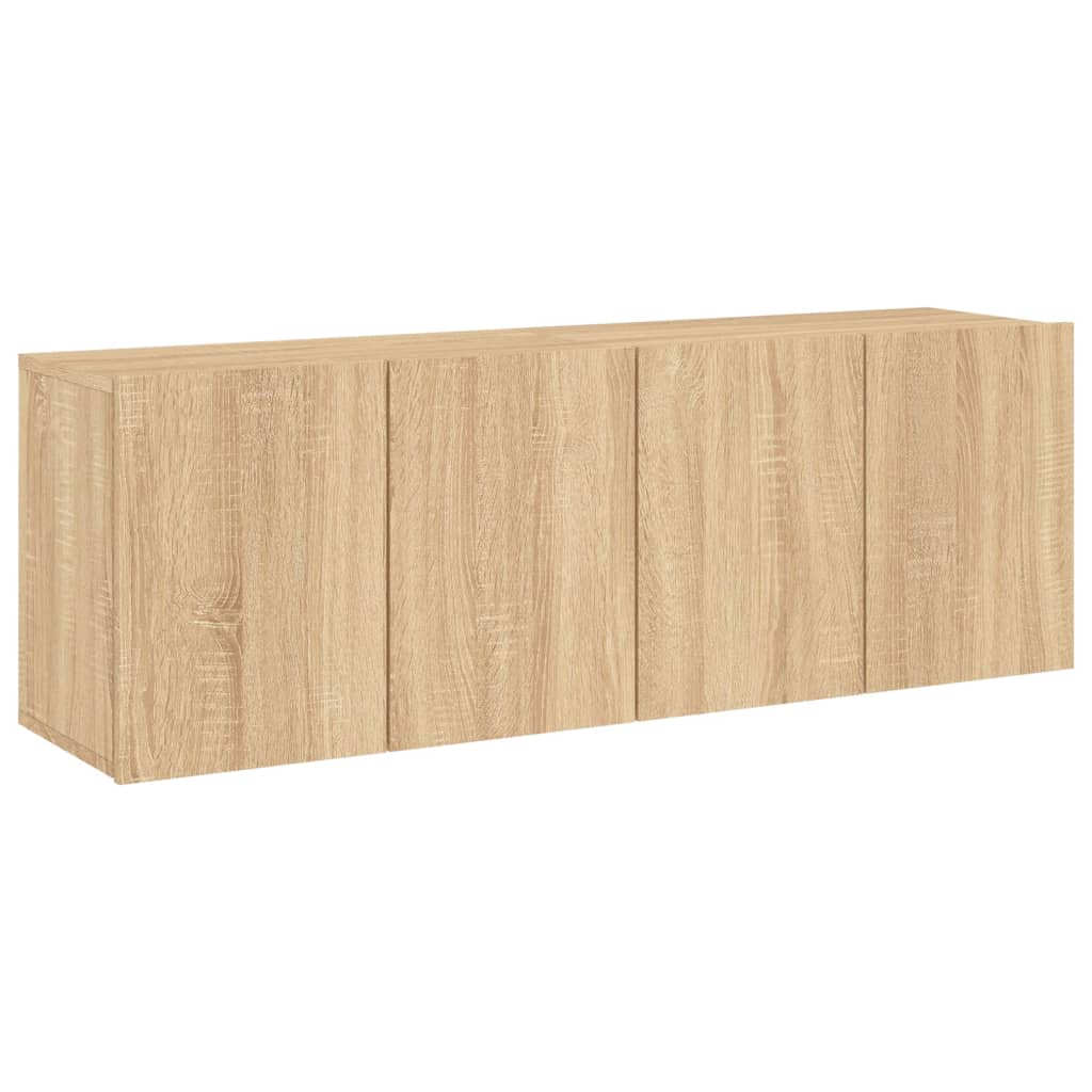 Ντουλάπια Τοίχου Τηλεόρασης 2 Τεμ. Sonoma Δρυς 60 x 30 x 41 εκ.