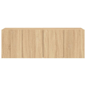 Ντουλάπια Τοίχου Τηλεόρασης 2 Τεμ. Sonoma Δρυς 60 x 30 x 41 εκ.