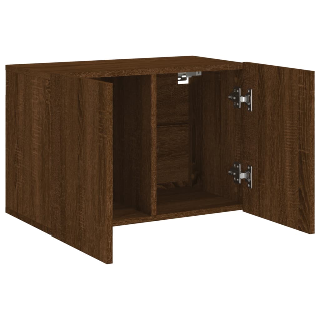 Ντουλάπι Τοίχου Τηλεόρασης Καφέ Δρυς 60 x 30 x 41 εκ. - Pakobazaar