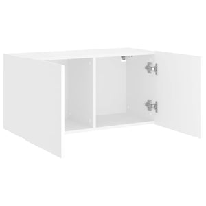 Έπιπλο Τοίχου Τηλεόρασης Λευκό 80 x 30 x 41 εκ. - Pakobazaar