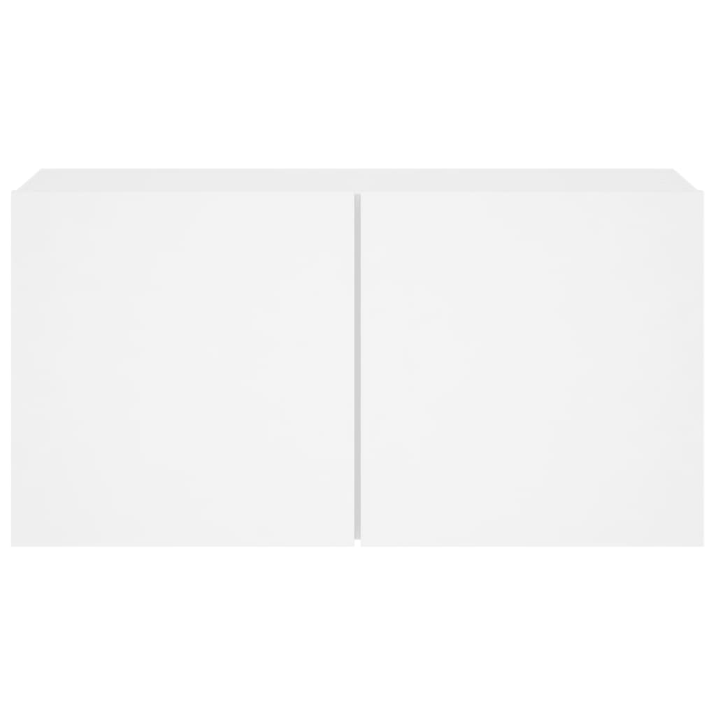 Έπιπλο Τοίχου Τηλεόρασης Λευκό 80 x 30 x 41 εκ. - Pakobazaar