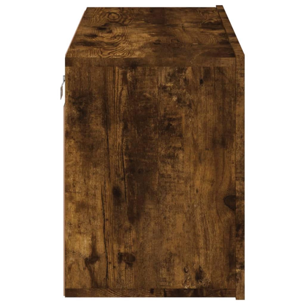 Ντουλάπι Τοίχου Τηλεόρασης Καπνιστή Δρυς 60 x 30 x 41 εκ.