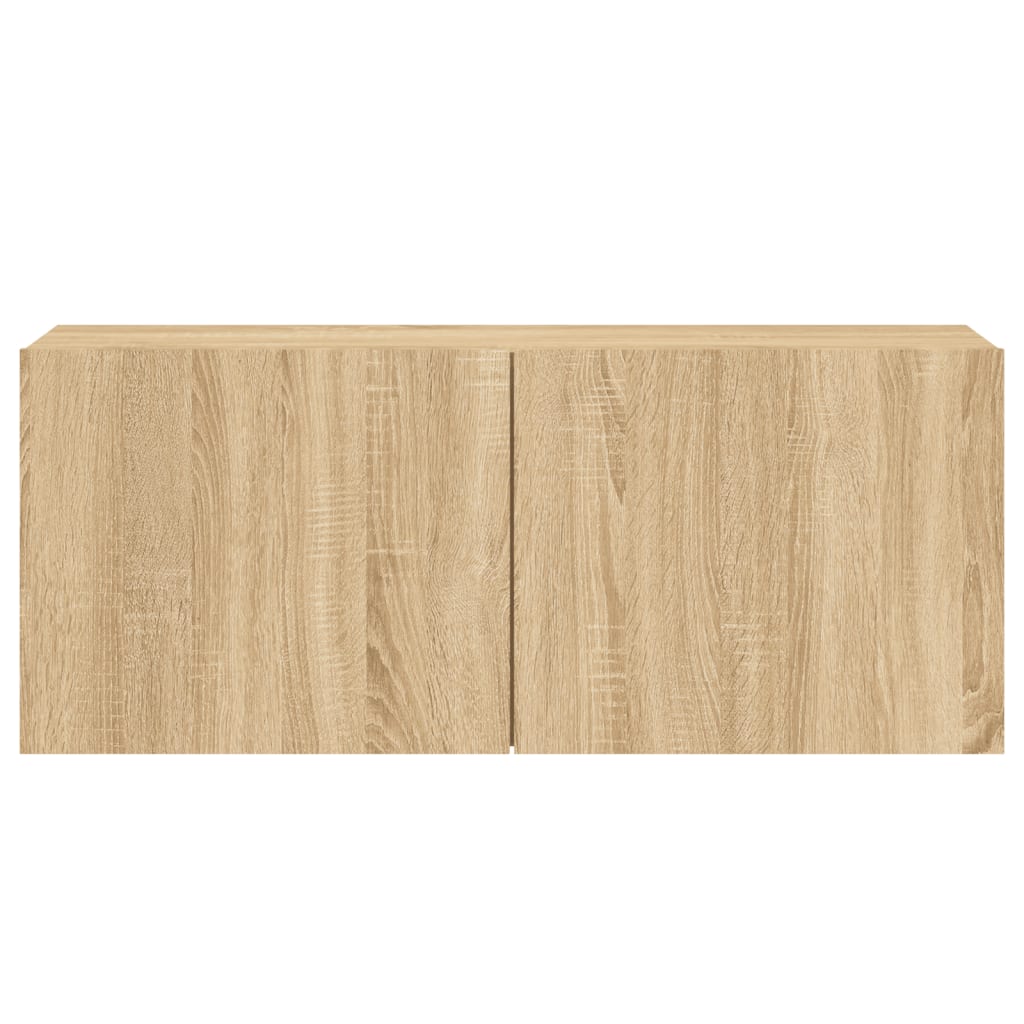 Ντουλάπι Τοίχου Τηλεόρασης Sonoma Δρυς 100 x 30 x 41 εκ. - Pakobazaar