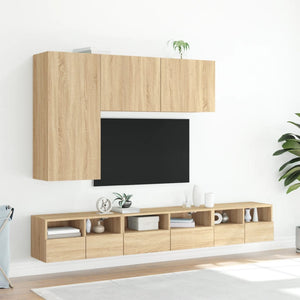 Ντουλάπι Τοίχου Τηλεόρασης Sonoma Δρυς 100 x 30 x 41 εκ. - Pakobazaar