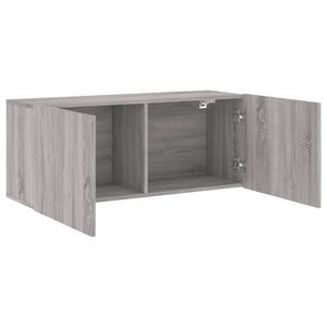 Ντουλάπι Τοίχου Τηλεόρασης Γκρι Sonoma 100 x 30 x 41 εκ. - Pakobazaar