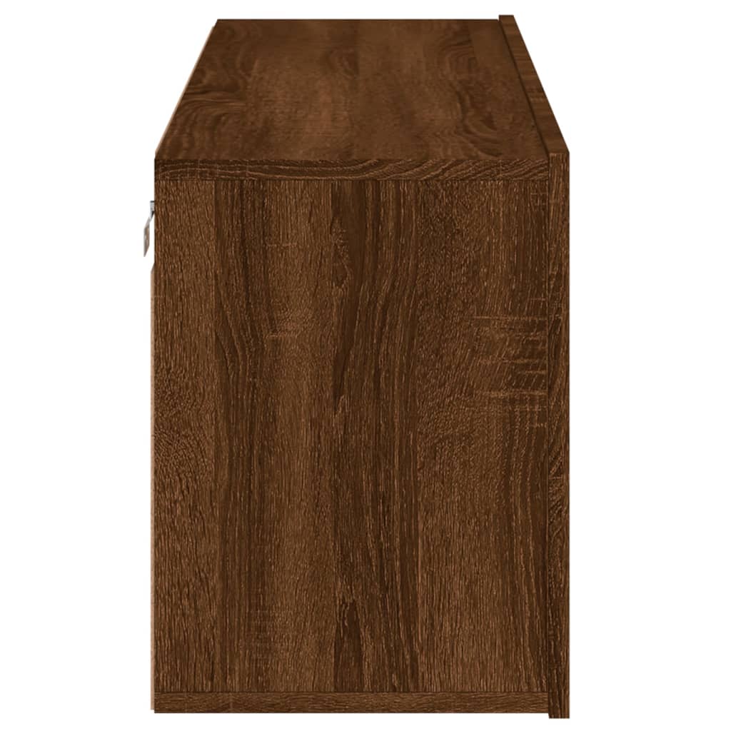 Ντουλάπι Τοίχου Τηλεόρασης Καφέ Δρυς 100 x 30 x 41 εκ.
