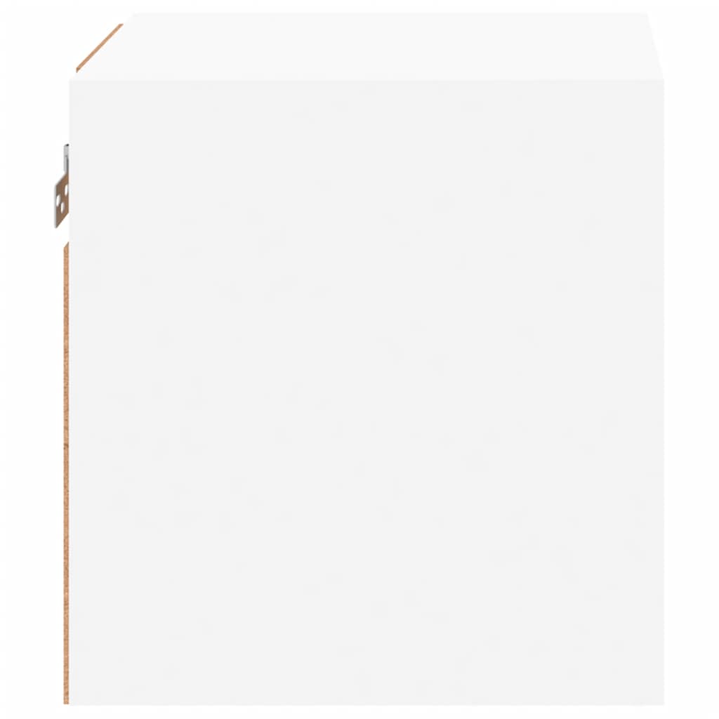 Έπιπλο Τοίχου Τηλεόρασης με LED Λευκό 30 x 28,5 x 30 εκ. - Pakobazaar