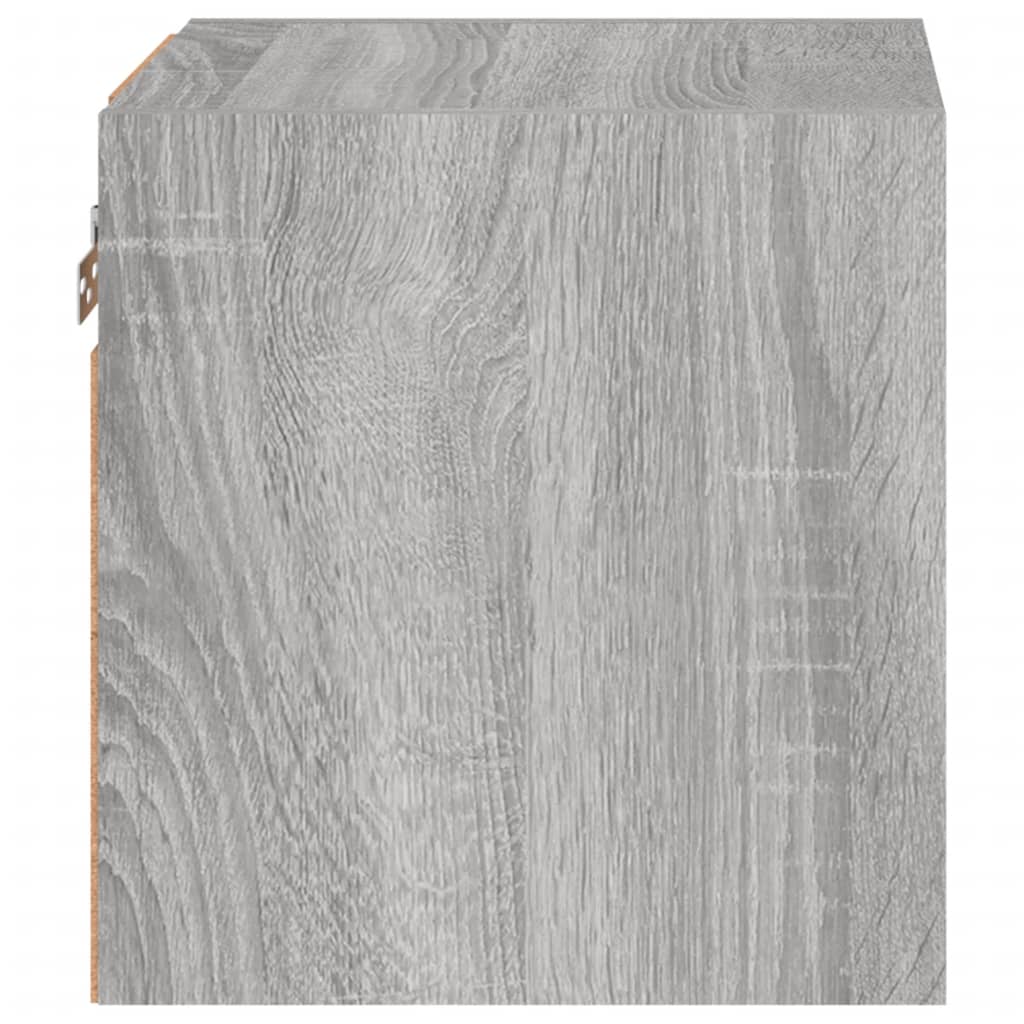 Έπιπλο Τοίχου Τηλεόρασης με LED Γκρι Sonoma 30 x 28,5 x 30 εκ. - Pakobazaar