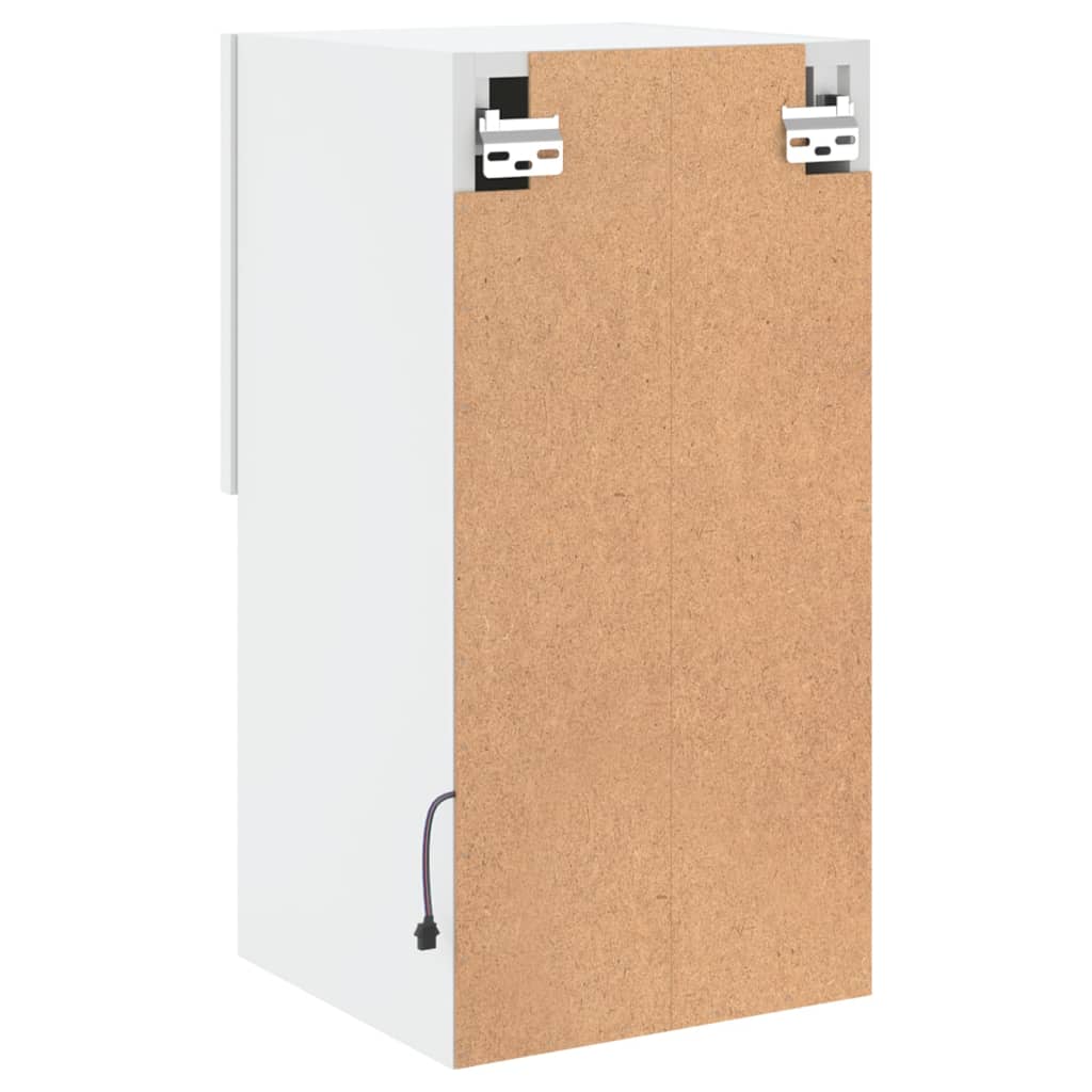 Έπιπλα Τηλεόρασης με LED 2 τεμ. Λευκά 30,5x30x60 εκ. - Pakobazaar