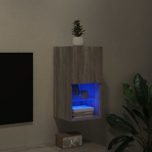 Έπιπλο Τηλεόρασης με LED Γκρι Sonoma 30,5x30x60 εκ. - Pakobazaar