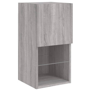 Έπιπλο Τηλεόρασης με LED Γκρι Sonoma 30,5x30x60 εκ. - Pakobazaar