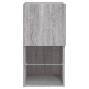 Έπιπλο Τηλεόρασης με LED Γκρι Sonoma 30,5x30x60 εκ. - Pakobazaar