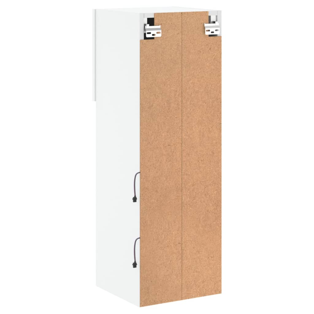 Έπιπλο Τηλεόρασης με LED Λευκό 30,5x30x90 εκ. - Pakobazaar