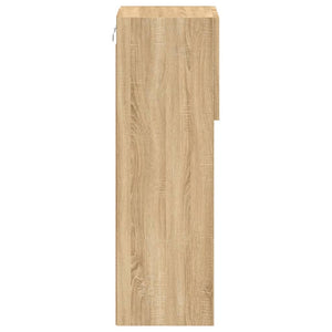 Έπιπλο Τηλεόρασης με LED Sonoma Δρυς 30,5x30x90 εκ. - Pakobazaar