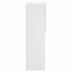 Έπιπλο Τηλεόρασης με LED Λευκό 30,5x30x102 εκ. - Pakobazaar