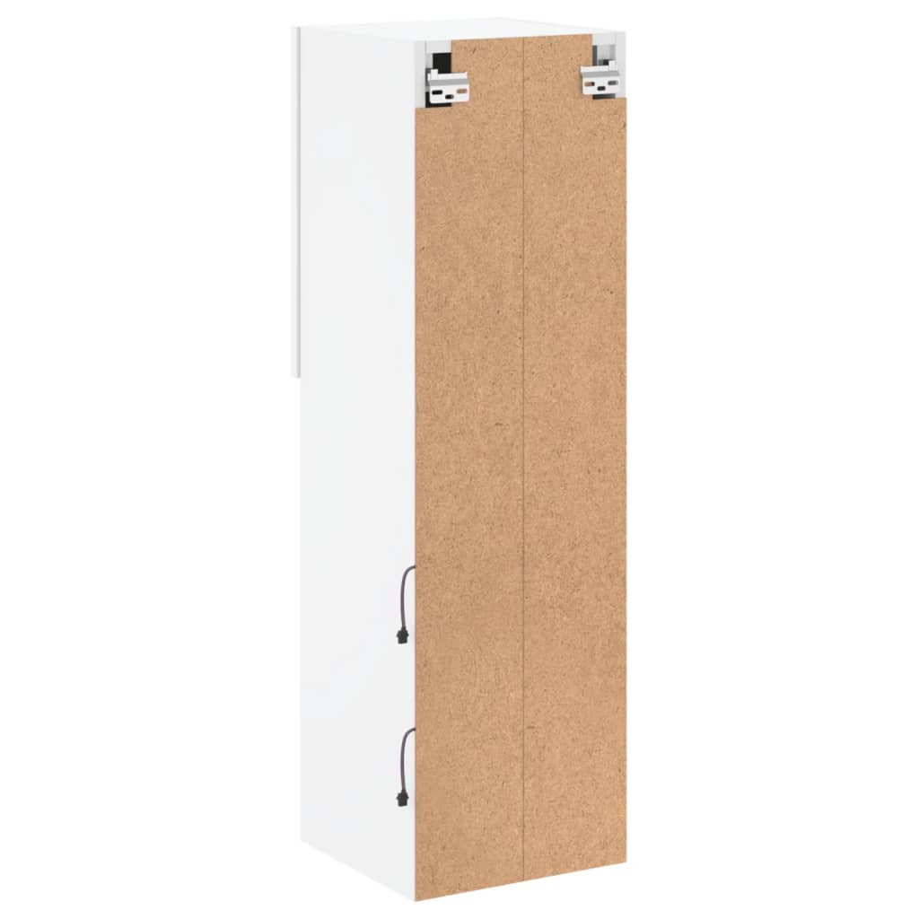 Έπιπλο Τηλεόρασης με LED Λευκό 30,5x30x102 εκ. - Pakobazaar