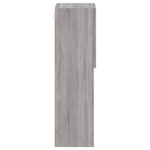 Έπιπλα Τηλεόρασης με LED 2 τεμ. Γκρι Sonoma 30,5x30x102 εκ. - Pakobazaar