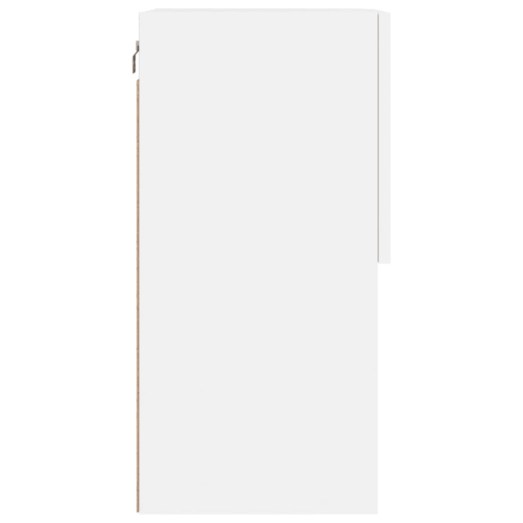 Έπιπλα Τηλεόρασης με LED 2 τεμ. Λευκά 40,5x30x60 εκ. - Pakobazaar