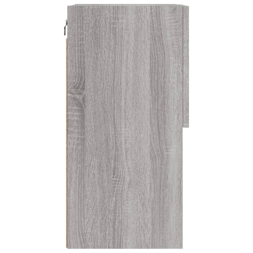 Έπιπλα Τηλεόρασης με LED 2 τεμ. Γκρι Sonoma 40,5x30x60 εκ.