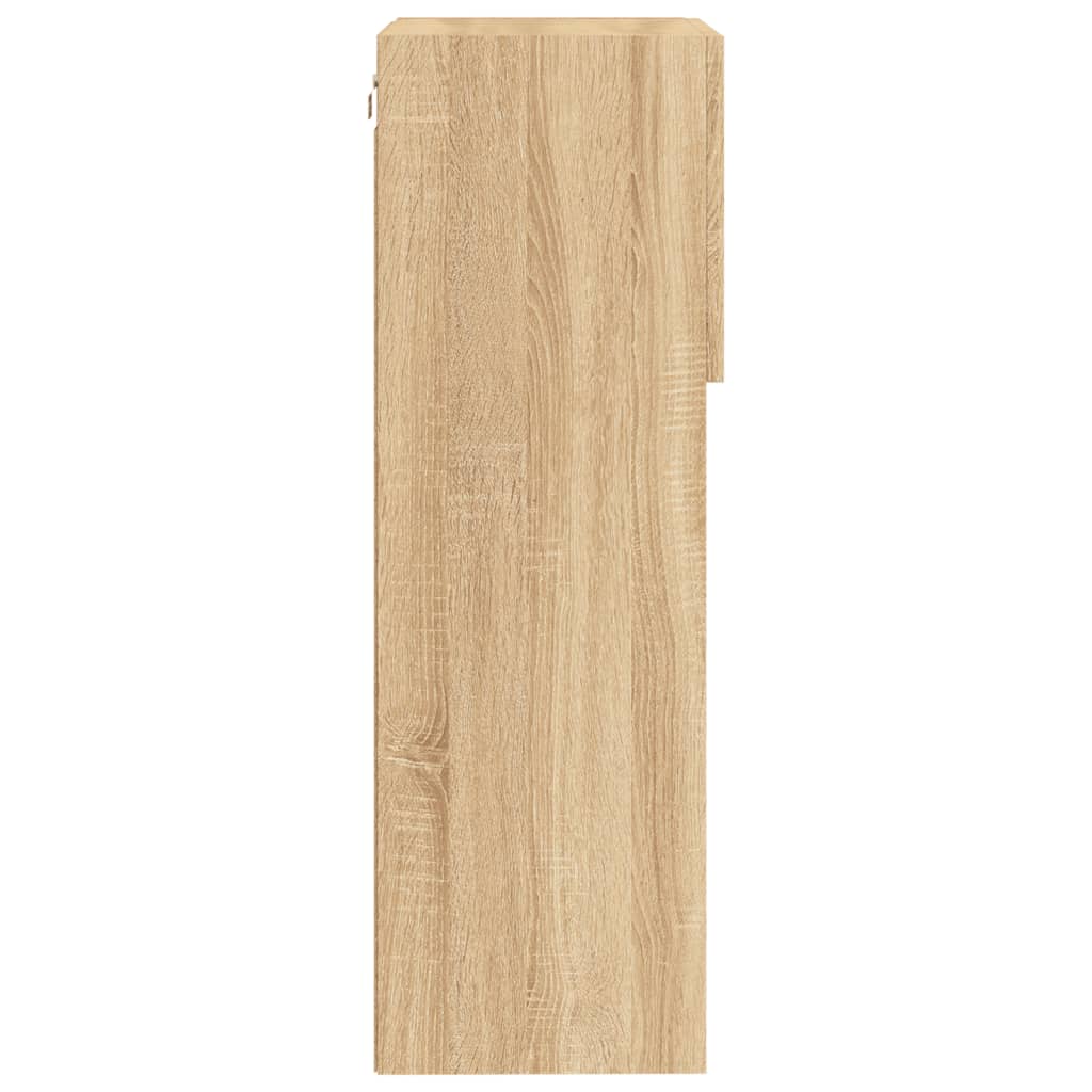 Έπιπλα Τηλεόρασης με LED 2 τεμ. Sonoma Δρυς 40,5x30x90 εκ. - Pakobazaar
