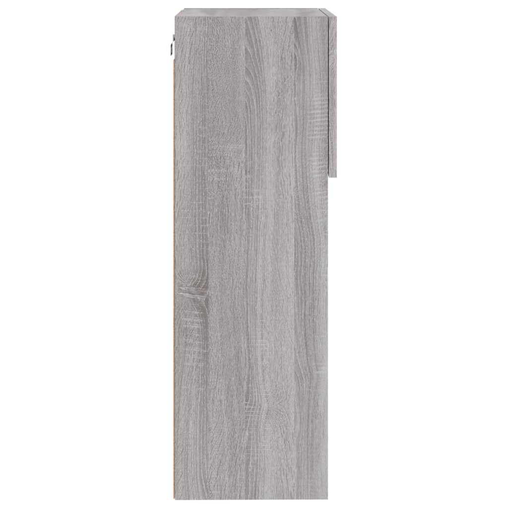Έπιπλα Τηλεόρασης με LED 2 τεμ. Γκρι Sonoma 40,5x30x90 εκ. - Pakobazaar