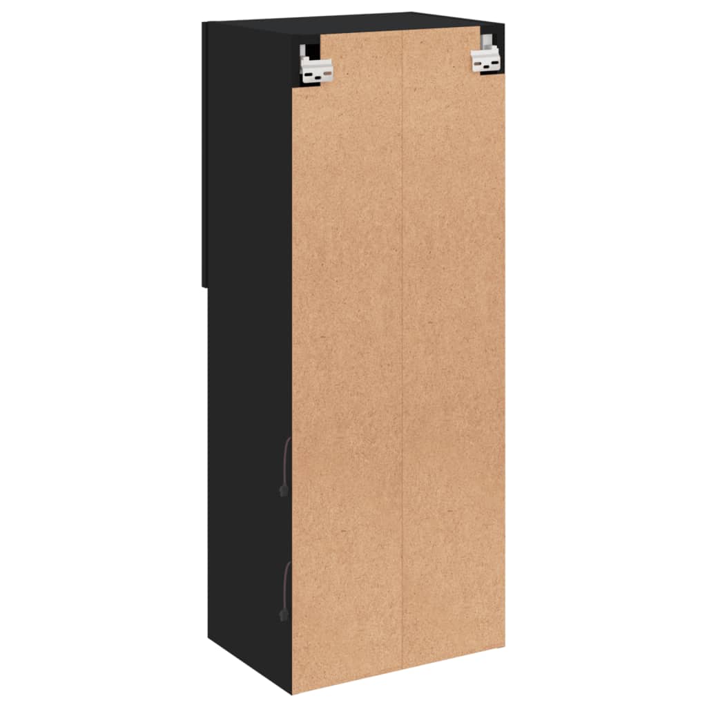 Έπιπλο Τηλεόρασης με LED Μαύρο 40,5x30x102 εκ. - Pakobazaar