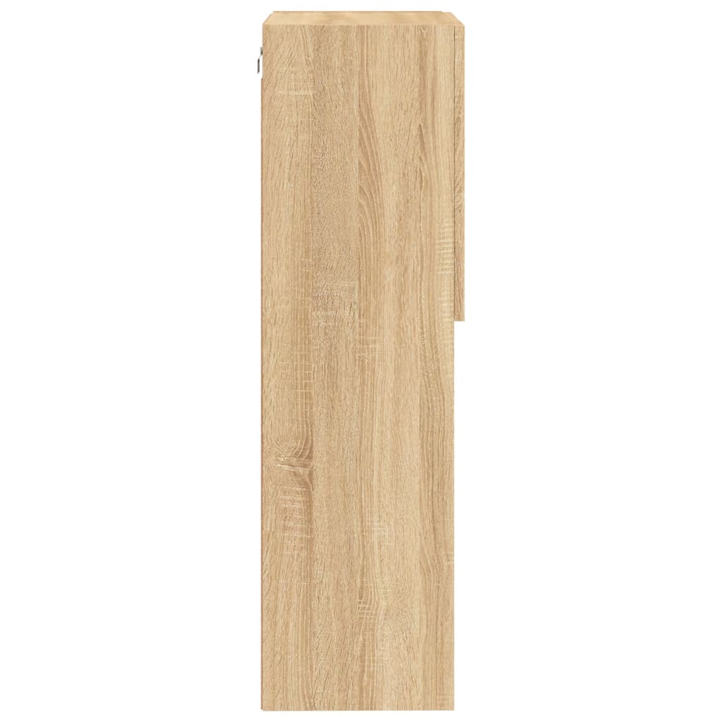 Έπιπλο Τηλεόρασης με LED Sonoma Δρυς 40,5x30x102 εκ. - Pakobazaar