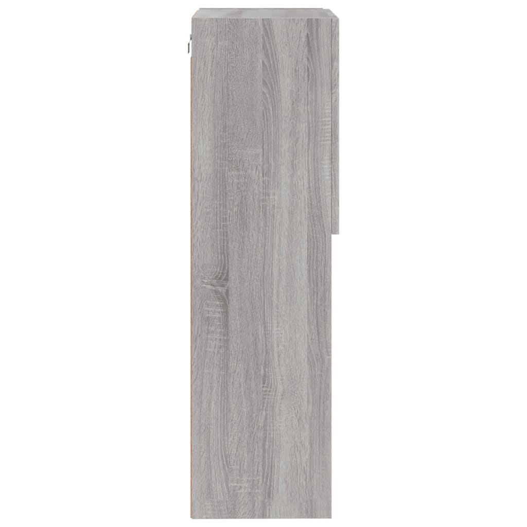 Έπιπλο Τηλεόρασης με LED Γκρι Sonoma 40,5x30x102 εκ.