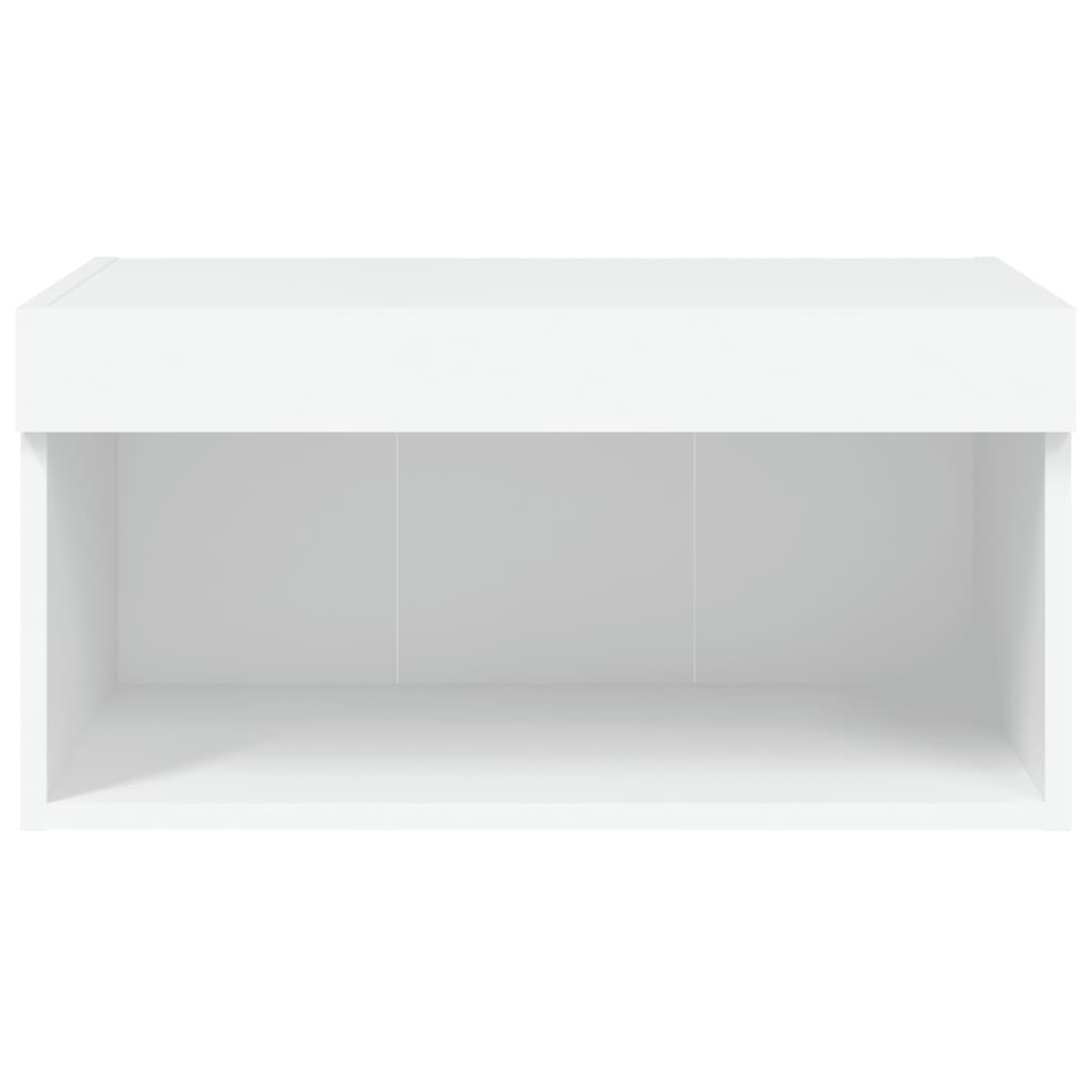 Έπιπλο Τηλεόρασης με LED Λευκό 60 x 30 x 30 εκ. - Pakobazaar