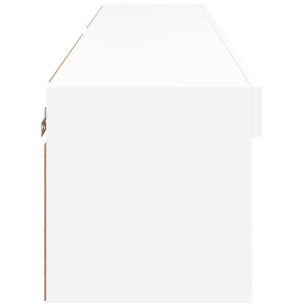 Έπιπλα Τηλεόρασης με LED 2 τεμ. Λευκά 60 x 30 x 30 εκ. - Pakobazaar
