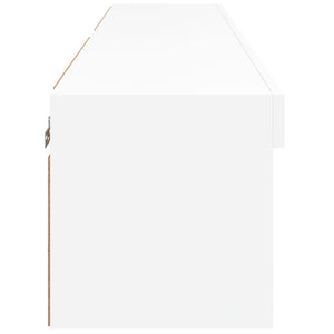 Έπιπλα Τηλεόρασης με LED 2 τεμ. Λευκά 60 x 30 x 30 εκ. - Pakobazaar