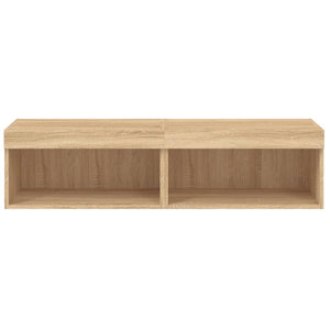 Έπιπλα Τηλεόρασης με LED 2 τεμ. Sonoma Δρυς 60x30x30 εκ. - Pakobazaar