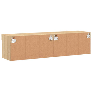 Έπιπλα Τηλεόρασης με LED 2 τεμ. Sonoma Δρυς 60x30x30 εκ. - Pakobazaar
