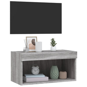 Έπιπλο Τηλεόρασης με LED Γκρι Sonoma 60x30x30 εκ. - Pakobazaar