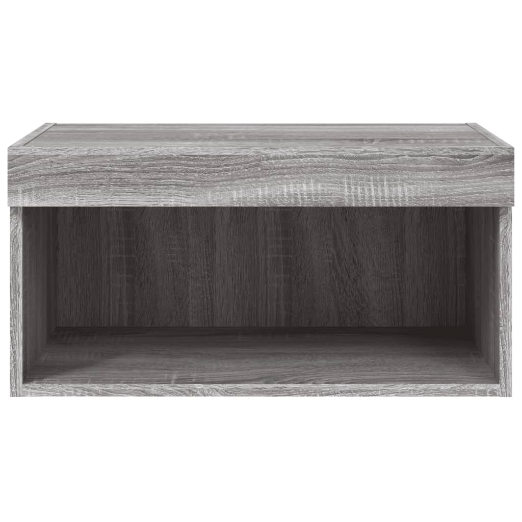 Έπιπλο Τηλεόρασης με LED Γκρι Sonoma 60x30x30 εκ. - Pakobazaar