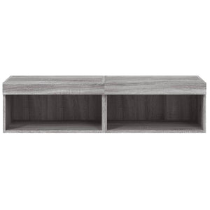 Έπιπλα Τηλεόρασης με LED 2 τεμ. Γκρι Sonoma 60 x 30 x 30 εκ. - Pakobazaar