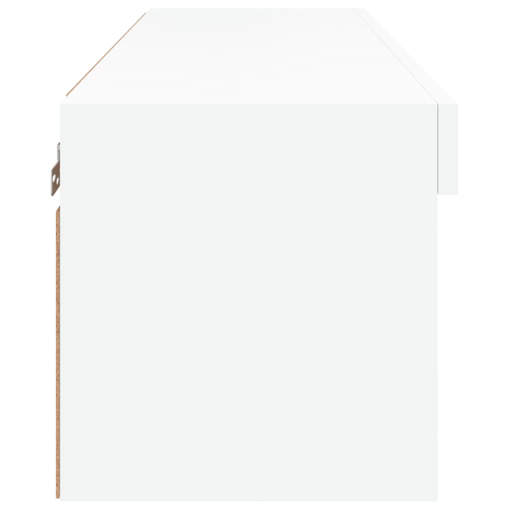 Έπιπλο Τηλεόρασης με LED Λευκό 80 x 30 x 30 εκ. - Pakobazaar