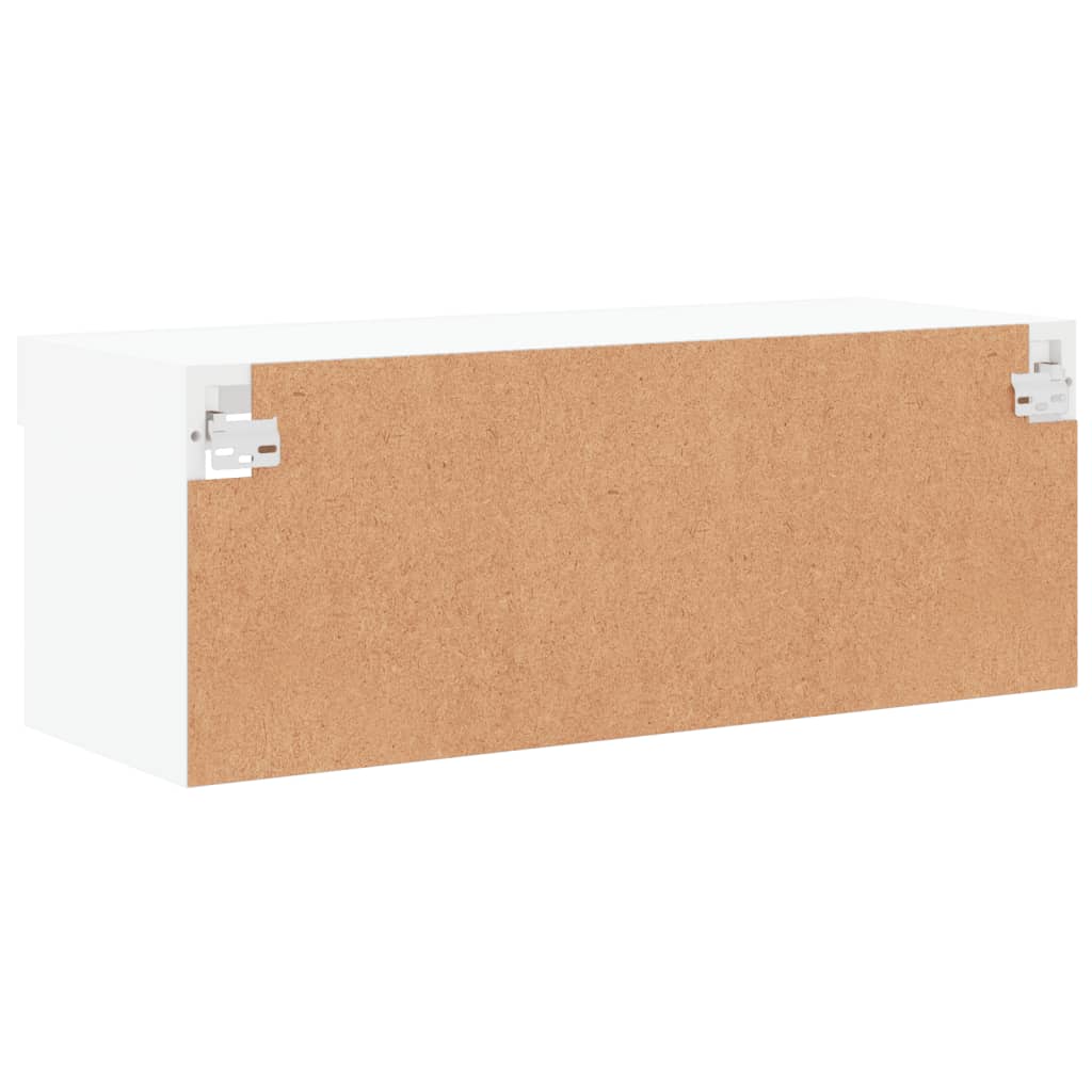 Έπιπλο Τηλεόρασης με LED Λευκό 80 x 30 x 30 εκ. - Pakobazaar