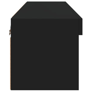 Έπιπλο Τηλεόρασης με LED Μαύρο 80 x 30 x 30 εκ. - Pakobazaar
