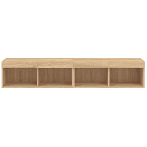 Έπιπλα Τηλεόρασης με LED 2 τεμ. Sonoma Δρυς 80 x 30 x 30 εκ. - Pakobazaar