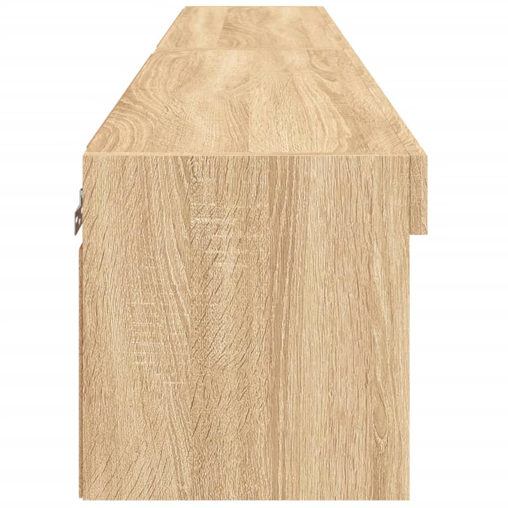 Έπιπλα Τηλεόρασης με LED 2 τεμ. Sonoma Δρυς 80 x 30 x 30 εκ. - Pakobazaar