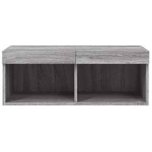 Έπιπλο Τηλεόρασης με LED Γκρι Sonoma 80x30x30 εκ. - Pakobazaar