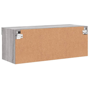 Έπιπλο Τηλεόρασης με LED Γκρι Sonoma 80x30x30 εκ. - Pakobazaar
